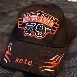 Myrtle Beach Bike Week 79th 2018 Black Hat, One Size.